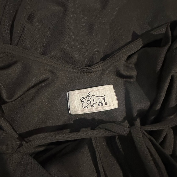 Oh Polly Black Backless Dress - Picture 4 of 4